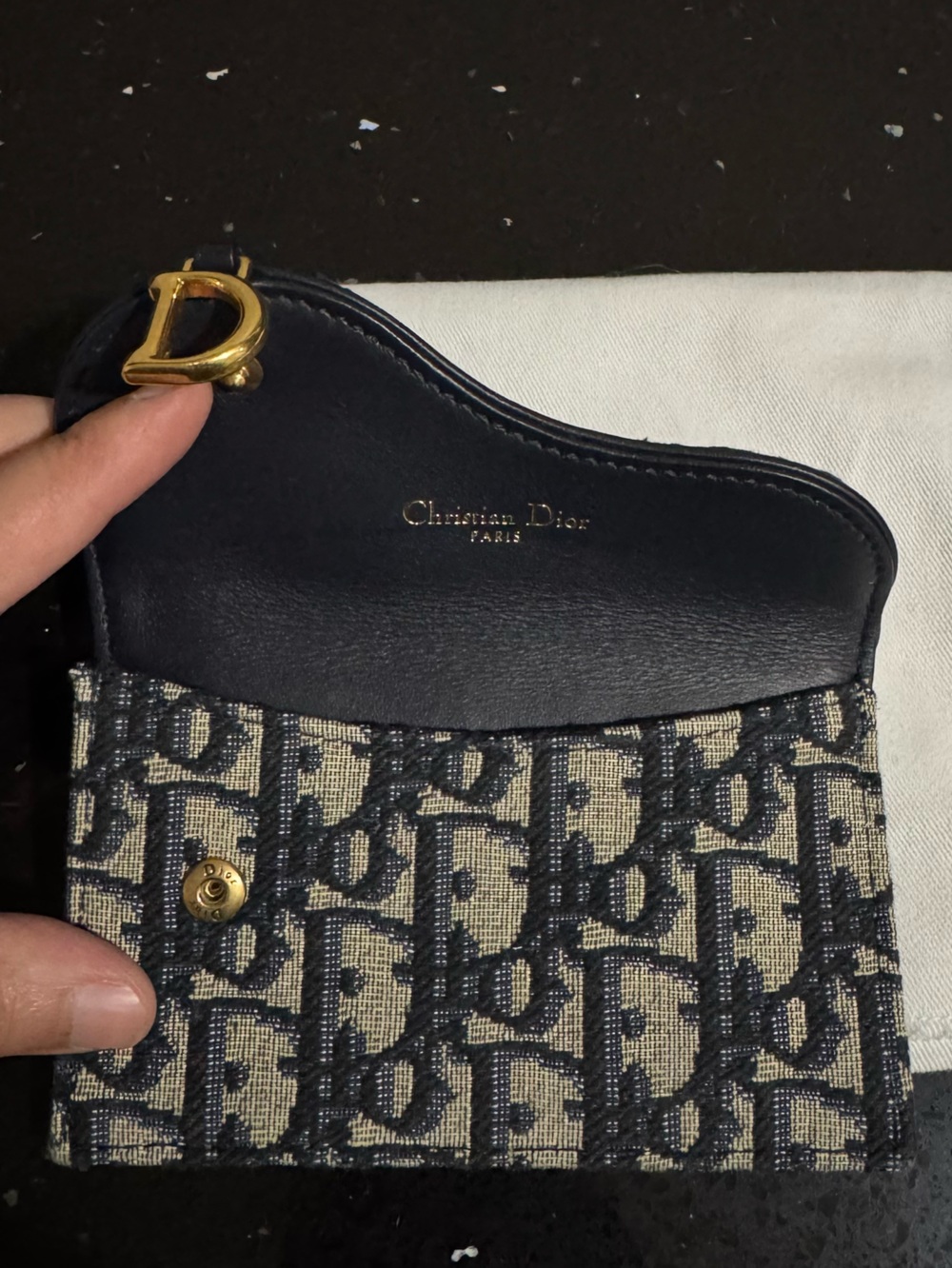 DIOR Saddle Small Canvas - Picture 4 of 6